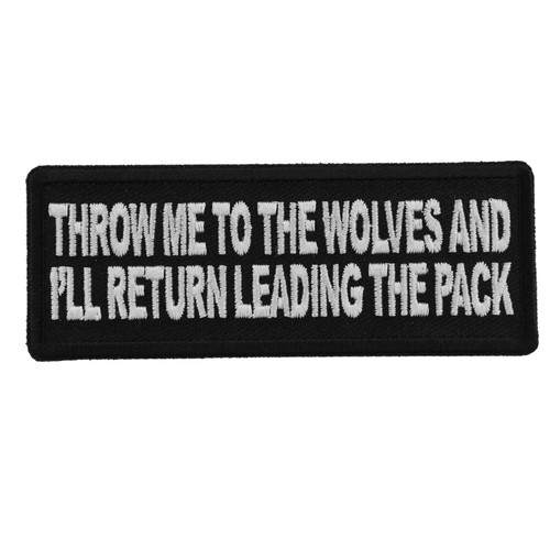 Product photo of Throw Me To The Wolves available at Forever And Always Online, Farmerville, Louisiana.