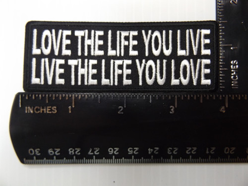 Product photo of LOVE THE LIFE YOU LIVE LIVE THE LIFE YOU LOVE available at Forever And Always Online, Farmerville, Louisiana.
