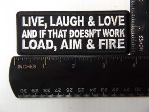 Product photo of Live Laugh Love and If that doesn't work Load Aim and Fire available at Forever And Always Online, Farmerville, Louisiana.