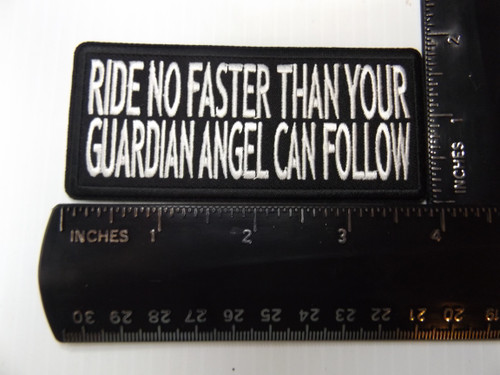 Product photo of Ride no faster than you Guardian Angel can follow available at Forever And Always Online, Farmerville, Louisiana.