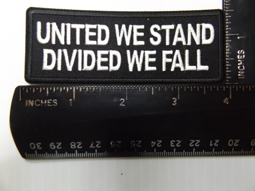 Product photo of United we Stand Divided we fall available at Forever And Always Online, Farmerville, Louisiana.