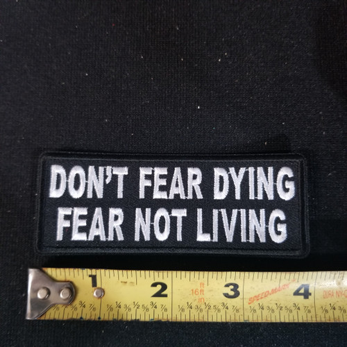 Product photo of Don't Fear Dying available at Forever And Always Online, Farmerville, Louisiana.