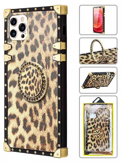 Product photo of the TPU LEOPARD PRINT CASE fashion phone case, showing the full design, color, and texture, available at Forever And Always Online.
