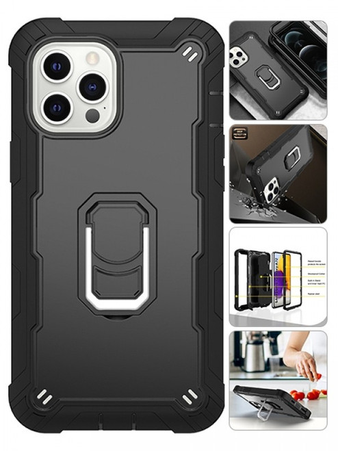 Product photo of the FULL PROTECTION CASE BLK fashion phone case, showing the full design, color, and texture, available at Forever And Always Online.