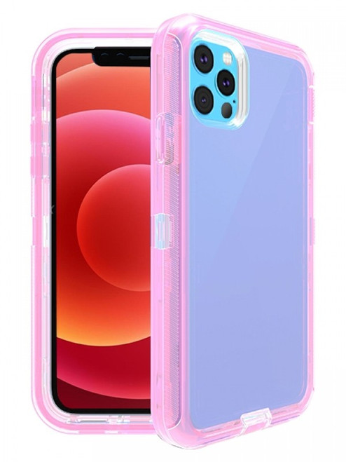 Product photo of the TRANSPARENT HEAVY DUTY FULL PROTECTION CASE  PK fashion phone case, showing the full design, color, and texture, available at Forever And Always Online.
