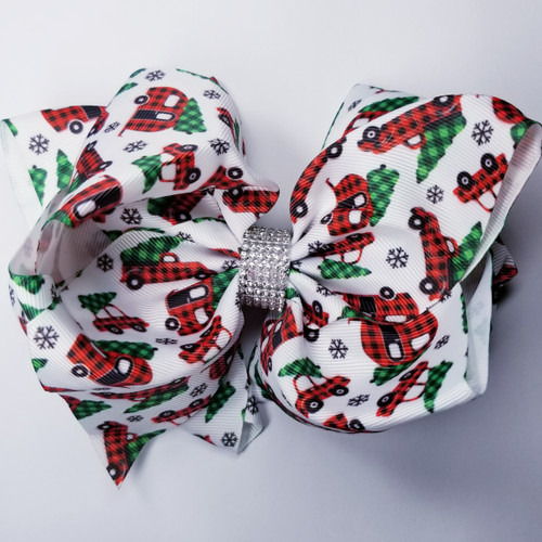 Product photo of CHRISTMAS CAMPER BOW available at Forever And Always Online, Farmerville, Louisiana.