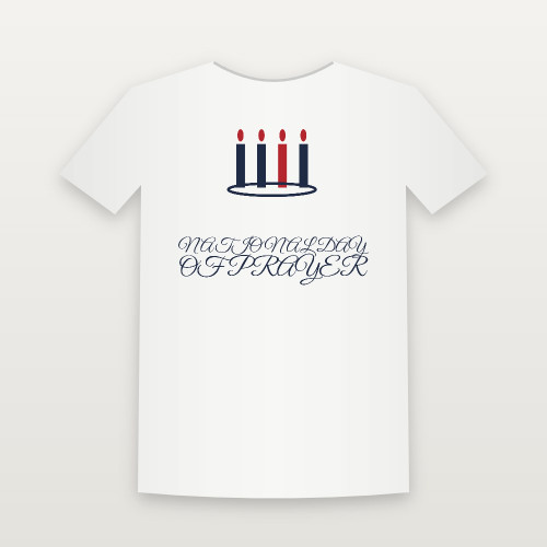 National Day of Prayer Christian Toddler Tee (Holiday) - White