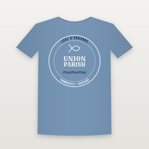 Union Parish · Lake D'Arbonne Youth Tee (Lake Badge) - Heather Blue