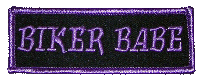 Product photo of PURPLE BIKER BABE available at Forever And Always Online, Farmerville, Louisiana.