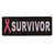 Product photo of SURVIVOR pink ribbon available at Forever And Always Online, Farmerville, Louisiana.