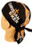 Product photo of the Christian Biker Christian Du Rag Skull Cap Bandanna Christian biker du rag and skull cap, showing the bold faith-based print design, available at Forever And Always in Farmerville, Louisiana.