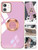 Product photo of the FASHION RING MAGNETIC GPS CAR MOUNT PHONE CASE LAVENDER fashion phone case, showing the full design, color, and texture, available at Forever And Always Online.