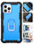 Product photo of the FULL PROTECTION CASE BL/BLK fashion phone case, showing the full design, color, and texture, available at Forever And Always Online.