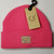 Product photo of the BABY C.C BEANIE C PINK baby beanie hat, showing the soft knit fabric, color, and pom pom detail, available at Forever And Always Online.