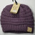 Product photo of the KIDS C.C BEANIE VLT baby beanie hat, showing the soft knit fabric, color, and pom pom detail, available at Forever And Always Online.