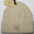 Product photo of the KIDS C.C BEANIE BGE baby beanie hat, showing the soft knit fabric, color, and pom pom detail, available at Forever And Always Online.