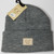 Product photo of the KIDS C.C BEANIE LT MEL GRY baby beanie hat, showing the soft knit fabric, color, and pom pom detail, available at Forever And Always Online.