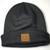 Product photo of the C.C BEANIE BLK baby beanie hat, showing the soft knit fabric, color, and pom pom detail, available at Forever And Always Online.