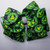 Product photo of CHRISTMAS GRINCH BOW GREEN/BLACK available at Forever And Always Online, Farmerville, Louisiana.