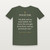 Psalm 73:26 KJV Christian T-Shirt - Military Green