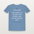 Psalm 118:6 KJV Christian T-Shirt - Heather Blue