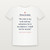 Psalm 62:6 KJV Christian T-Shirt - White
