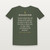 Romans 8:28 KJV Christian T-Shirt - Military Green