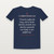 1 Corinthians 13:4 KJV Christian T-Shirt - Navy