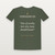 Ephesians 2:9 KJV Christian T-Shirt - Military Green