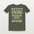 John 3:16 KJV Christian Women's Relaxed Tee (Bold Type) - Military Green