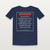 Philippians 4:6 KJV Christian Women's Relaxed Tee (Framed) - Navy