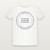 Luke 1:37 KJV Christian Women's Relaxed Tee (Round Badge) - White