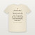 Psalm 116:7 KJV Christian T-Shirt - Natural