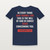 1 Thessalonians 5:18 KJV Christian Women's Relaxed Tee (Bold Type) - Navy