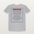 Matthew 19:26 KJV Christian Women's Relaxed Tee (Framed) - Heather Gray