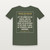 Psalm 19:14 KJV Christian Women's Relaxed Tee (Vintage) - Military Green