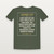 James 1:17 KJV Christian Women's Relaxed Tee (Vintage) - Military Green