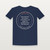 Mark 9:23 KJV Christian Women's Relaxed Tee (Round Badge) - Navy