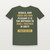 Psalm 133:1 KJV Christian T-Shirt - Military Green