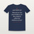 Matthew 5:9 KJV Christian T-Shirt - Navy