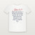 John 11:25 KJV Christian Women's Relaxed Tee (Script) - White