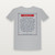 Isaiah 43:2 KJV Christian Women's Relaxed Tee (Framed) - Heather Gray