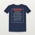 Isaiah 40:8 KJV Christian Women's Relaxed Tee (Framed) - Navy