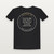 Matthew 5:14 KJV Christian Women's Relaxed Tee (Round Badge) - Black