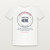 Liberty Lives Here Patriotic T-Shirt with Psalm 33:12 (Badge) - White
