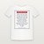 Nehemiah 8:10 KJV Christian Women's Relaxed Tee (Framed) - White
