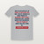 2 Corinthians 12:9 KJV Christian Women's Relaxed Tee (Bold Type) - Heather Gray