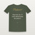 Psalm 61:1 KJV Christian Women's Relaxed Tee (Script) - Military Green