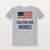 Saluting Our Heroes Veteran T-Shirt - Heather Gray