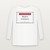 1 Thessalonians 5:16 KJV Christian Long Sleeve Tee (Framed) - White